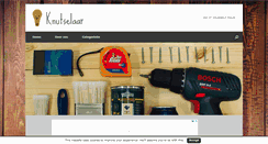 Desktop Screenshot of knutselaar.be